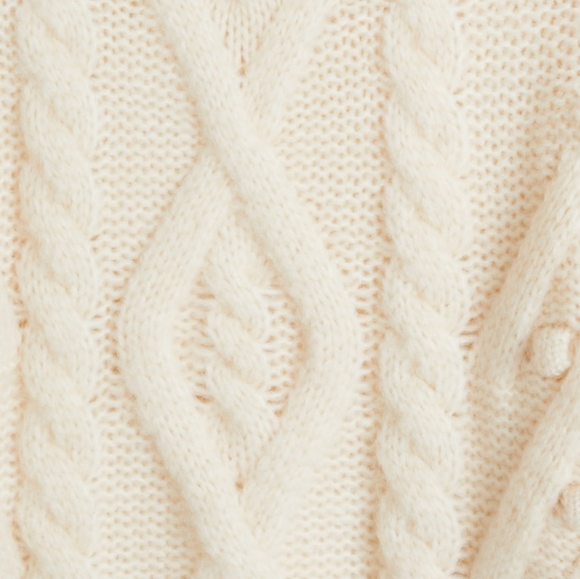 MANGO Knitted Braided sweater - Picture 4 of 6